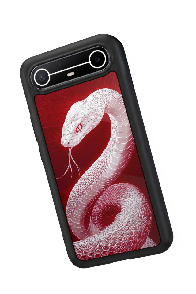 Tecno Spark Slim 5G Uyumlu Yılan Tasarımlı Glossy Premium Kılıf