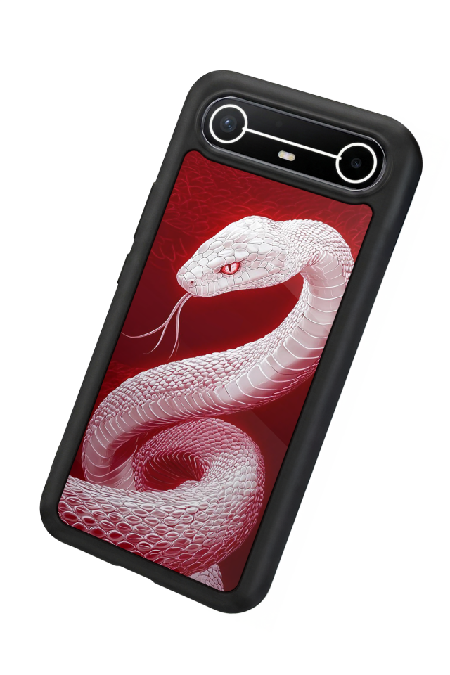 Tecno Spark Slim 5G Uyumlu Yılan Tasarımlı Glossy Premium Kılıf