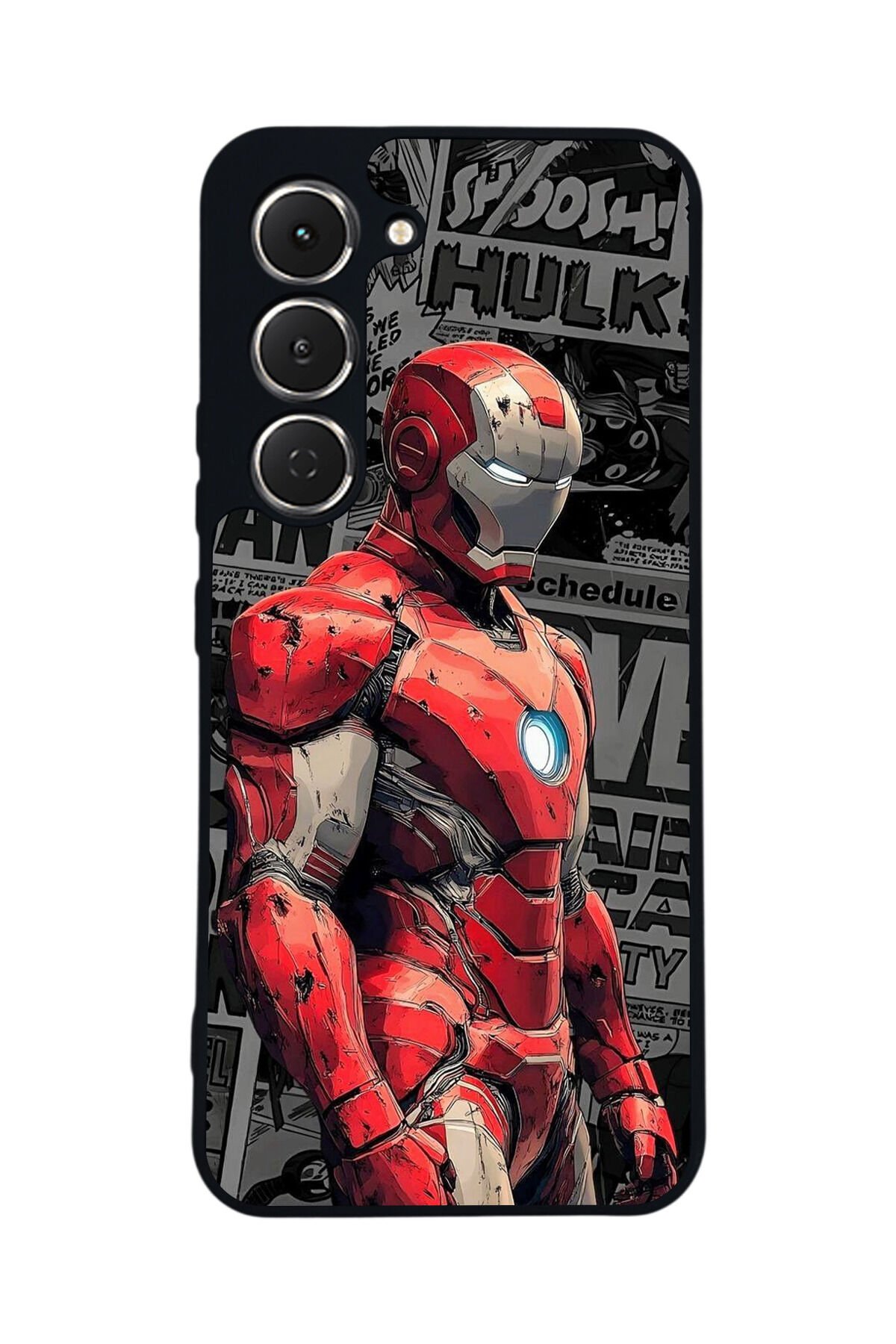Tecno Spark 40 Pro Uyumlu Iron Man ( Demir Adam ) Tasarımlı Glossy Premium Kılıf