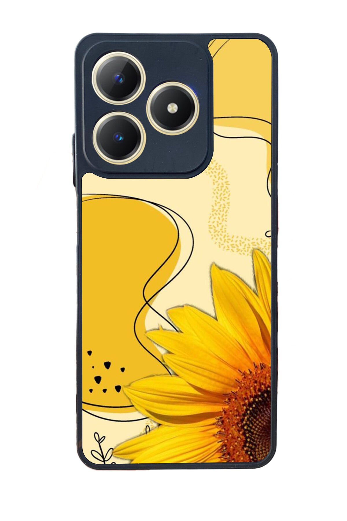 Realme C63 Mat Uyumlu Siyah Kılıf – Yumuşak Silikon, Koruyucu, Şok Emici Kapak