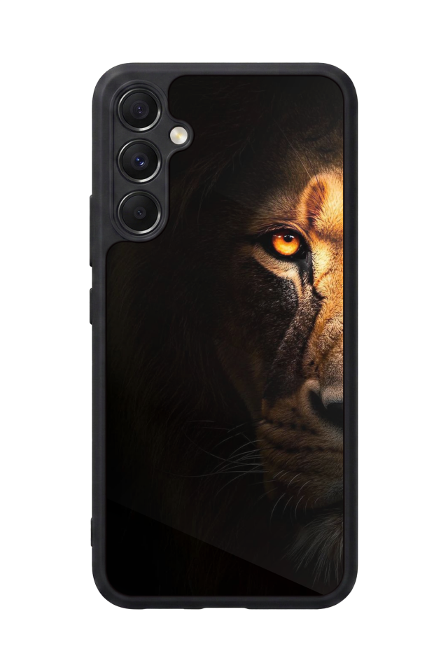 Samsung Galaxy A34 Uyumlu Aslan Tasarımlı Glossy Premium Kılıf