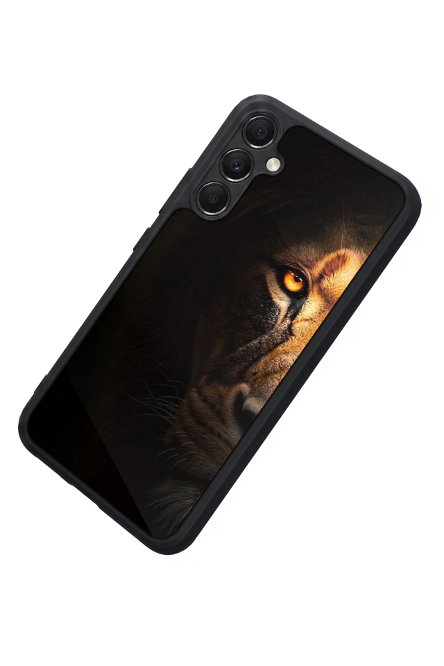 Samsung Galaxy A34 Uyumlu Aslan Tasarımlı Glossy Premium Kılıf