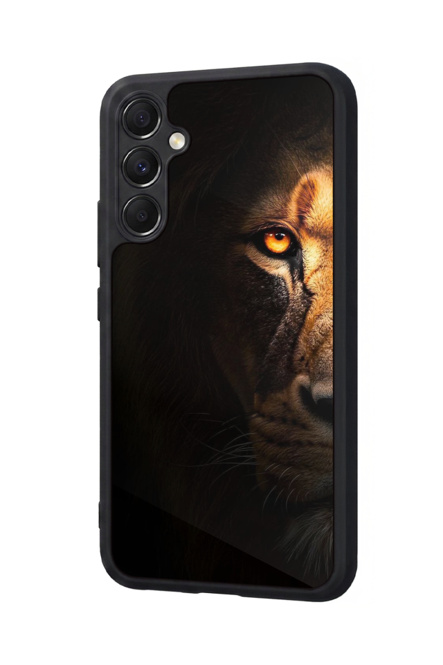 Samsung Galaxy A34 Uyumlu Aslan Tasarımlı Glossy Premium Kılıf