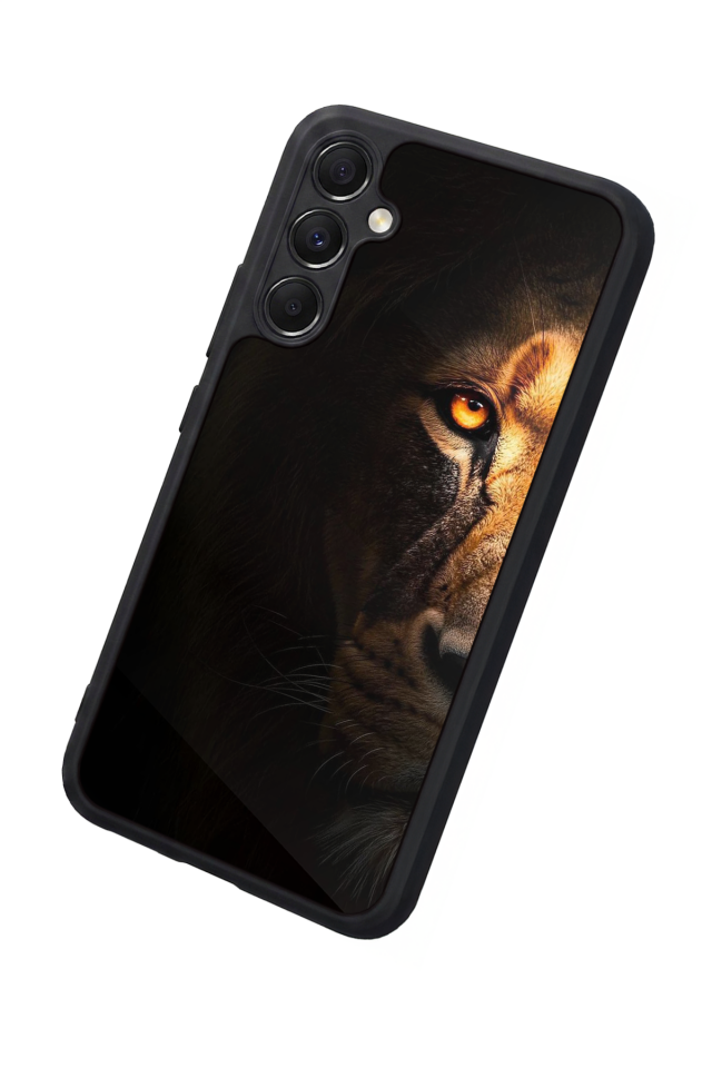 Samsung Galaxy A34 Uyumlu Aslan Tasarımlı Glossy Premium Kılıf