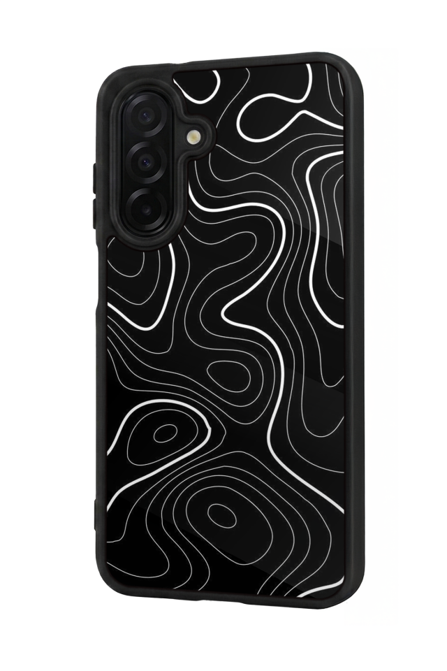 Samsung Galaxy A56 Uyumlu Çizgi Sanatı Tasarımlı Glossy Premium Kılıf