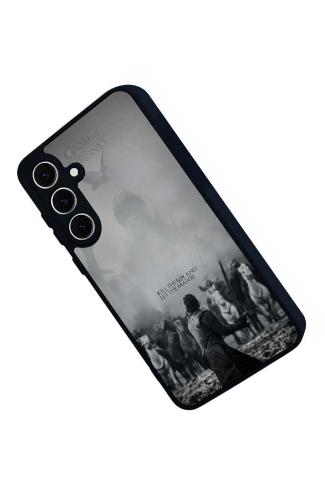 Samsung Galaxy S24 FE Uyumlu GameOfThrones Tasarımlı Glossy Premium Kılıf