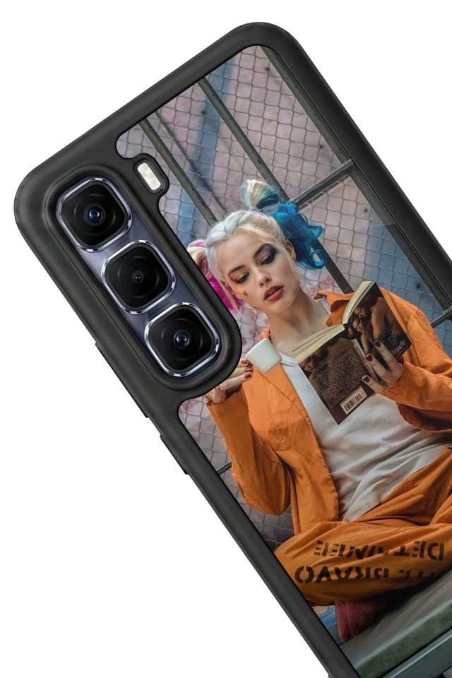 Infinix Hot 60 Pro Plus Uyumlu HarleyQueen Tasarımlı Glossy Premium Kılıf