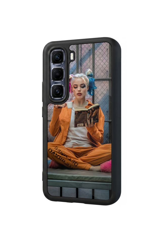 Infinix Hot 60 Pro Plus Uyumlu HarleyQueen Tasarımlı Glossy Premium Kılıf