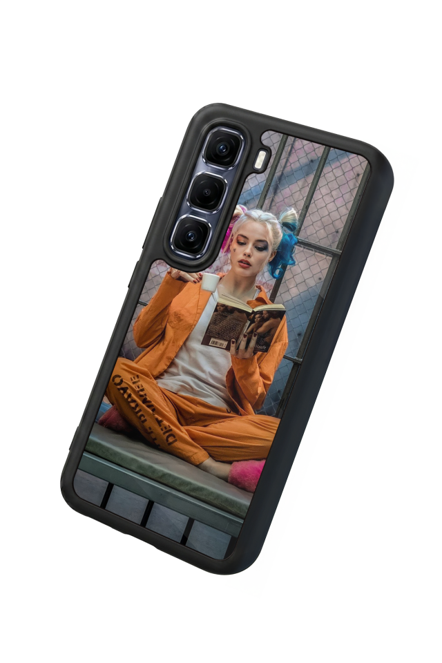 Infinix Hot 60 Pro Plus Uyumlu HarleyQueen Tasarımlı Glossy Premium Kılıf