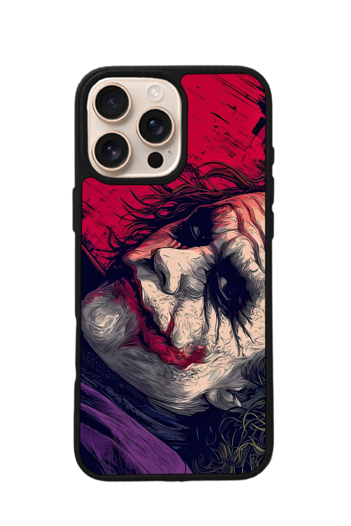 iPhone 15 Pro Uyumlu Joker Tasarımlı Glossy Premium Kılıf