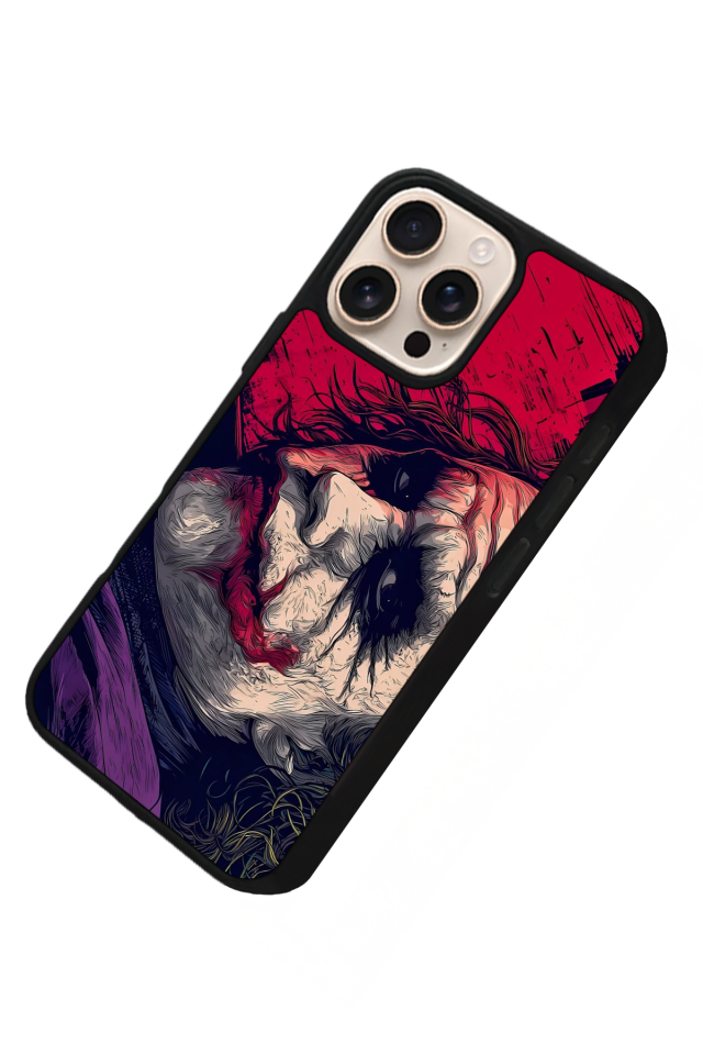 iPhone 15 Pro Uyumlu Joker Tasarımlı Glossy Premium Kılıf