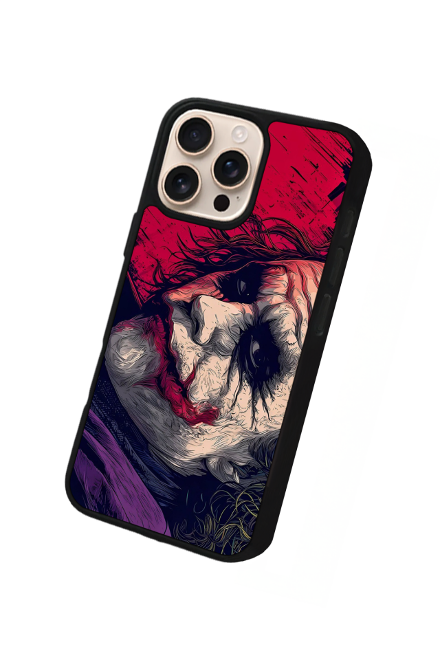 iPhone 15 Pro Uyumlu Joker Tasarımlı Glossy Premium Kılıf