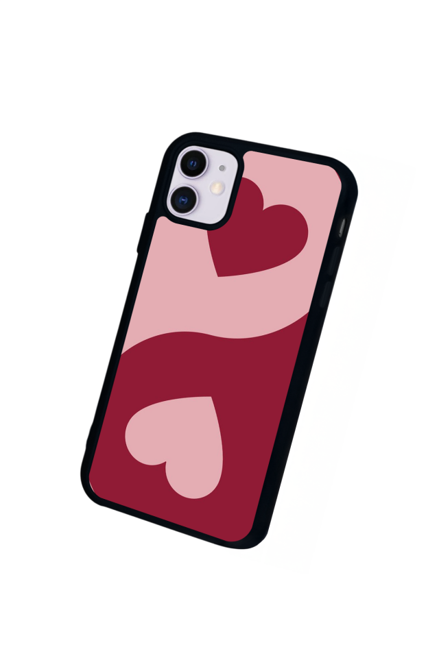 iPhone 11 Uyumlu Kalp Love Tasarımlı Glossy Premium Kılıf
