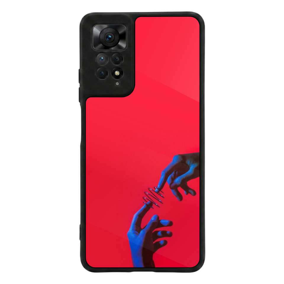 Xiaomi Redmi Note 12 Pro Uyumlu Kirmizi Tasarımlı Glossy Premium Kılıf