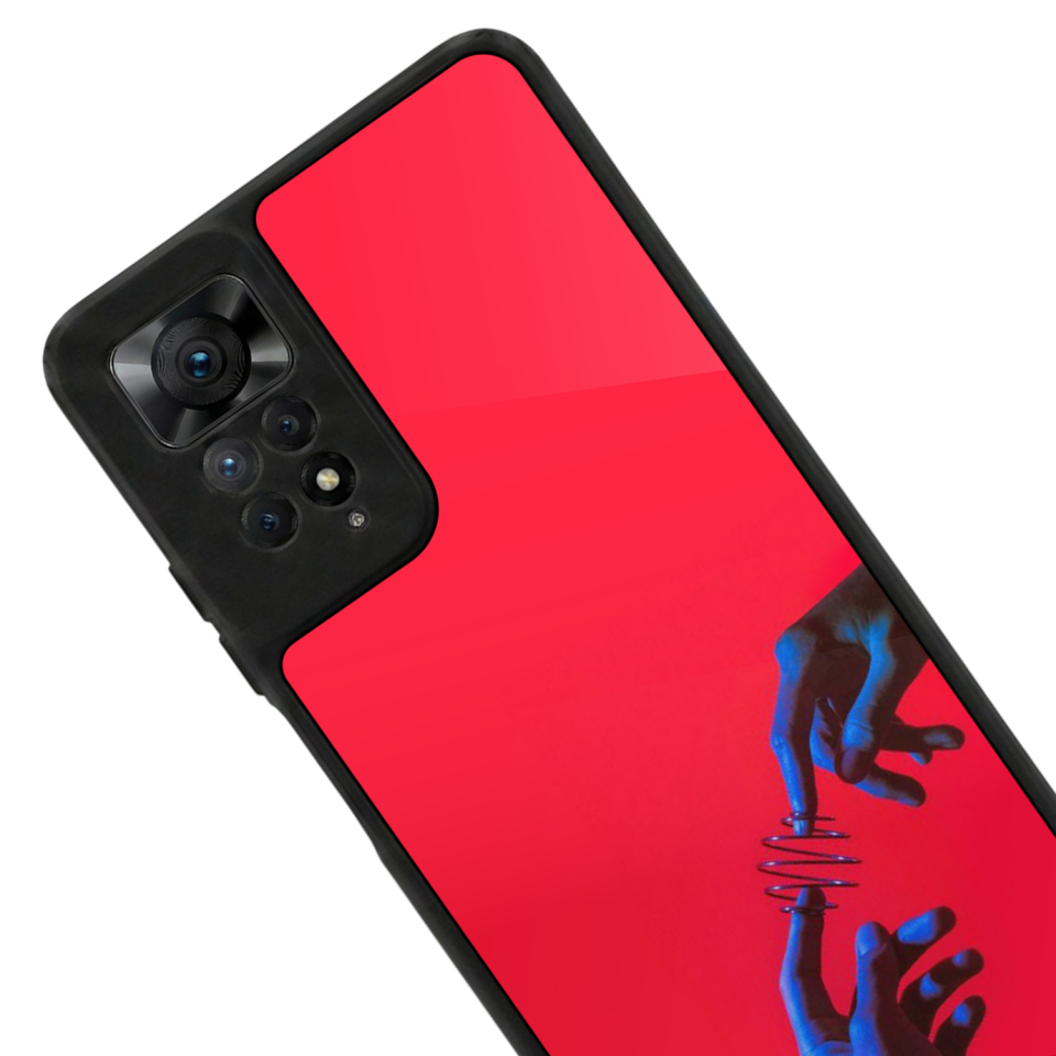 Xiaomi Redmi Note 12 Pro Uyumlu Kirmizi Tasarımlı Glossy Premium Kılıf