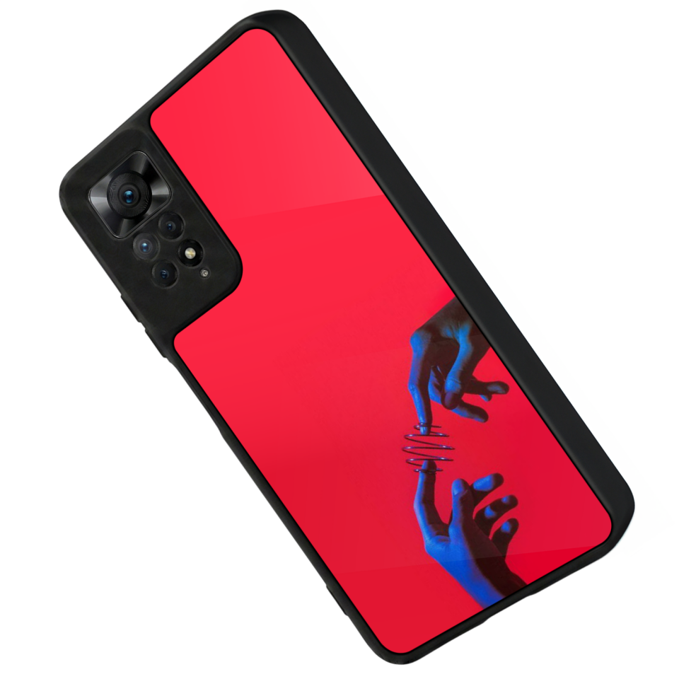 Xiaomi Redmi Note 12 Pro Uyumlu Kirmizi Tasarımlı Glossy Premium Kılıf