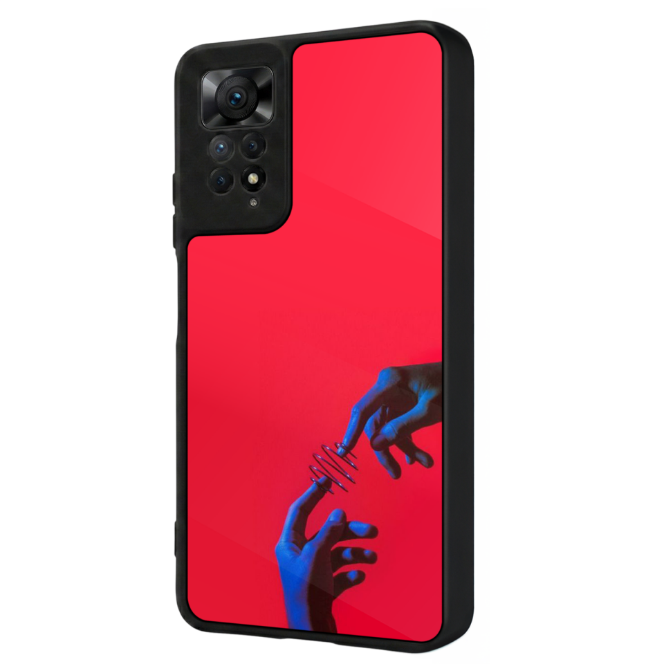 Xiaomi Redmi Note 12 Pro Uyumlu Kirmizi Tasarımlı Glossy Premium Kılıf