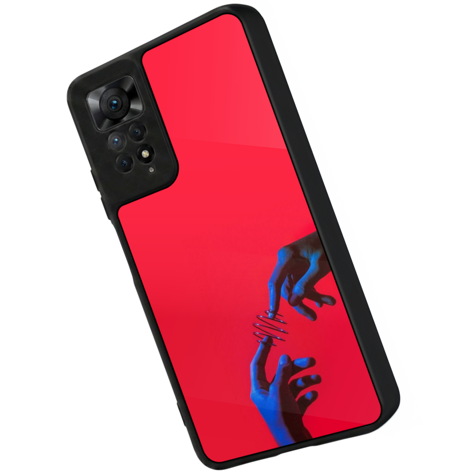 Xiaomi Redmi Note 12 Pro Uyumlu Kirmizi Tasarımlı Glossy Premium Kılıf