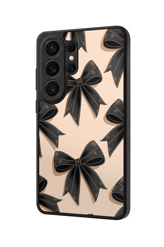 Samsung Galaxy S26 Ultra Uyumlu Kurdele Tasarımlı Glossy Premium Kılıf
