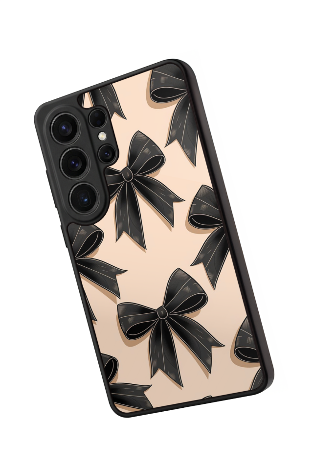 Samsung Galaxy S26 Ultra Uyumlu Kurdele Tasarımlı Glossy Premium Kılıf