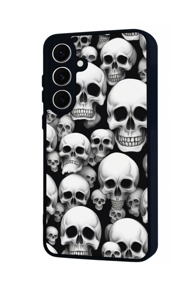 Samsung Galaxy A16 Uyumlu KuruKafa Tasarımlı Glossy Premium Kılıf