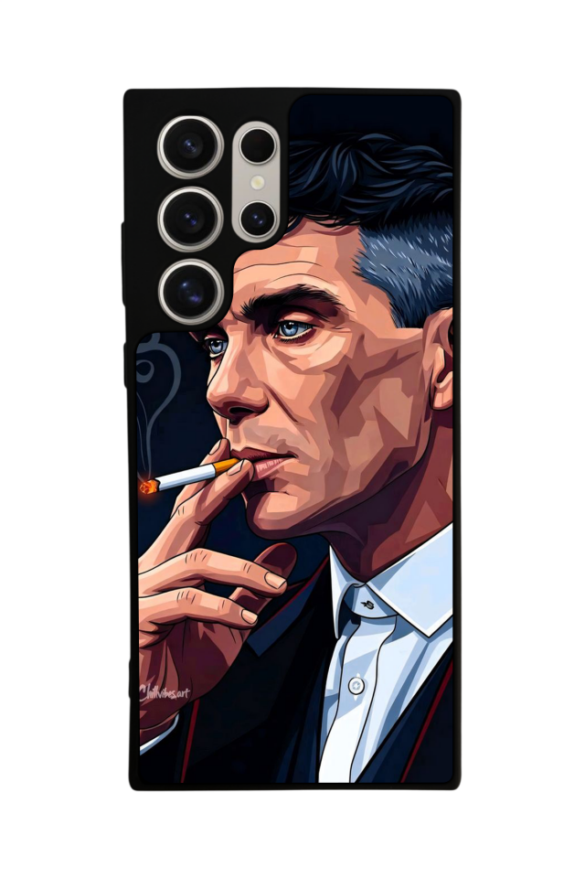 Samsung Galaxy S22 Ultra Uyumlu Peaky Blinders Tasarımlı Glossy Premium Kılıf