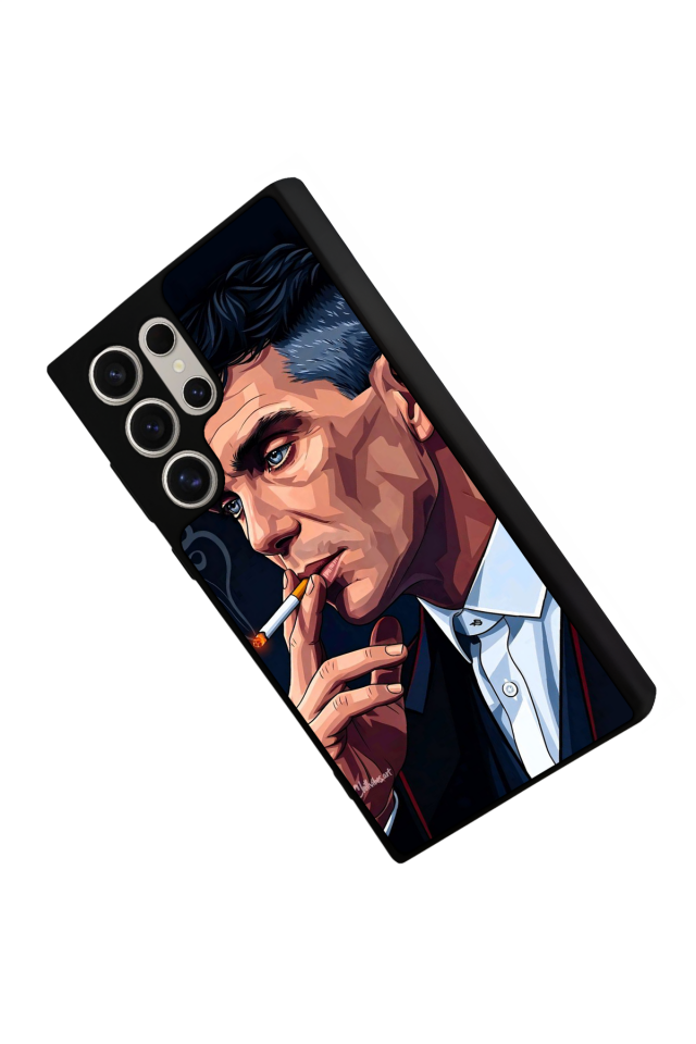 Samsung Galaxy S22 Ultra Uyumlu Peaky Blinders Tasarımlı Glossy Premium Kılıf