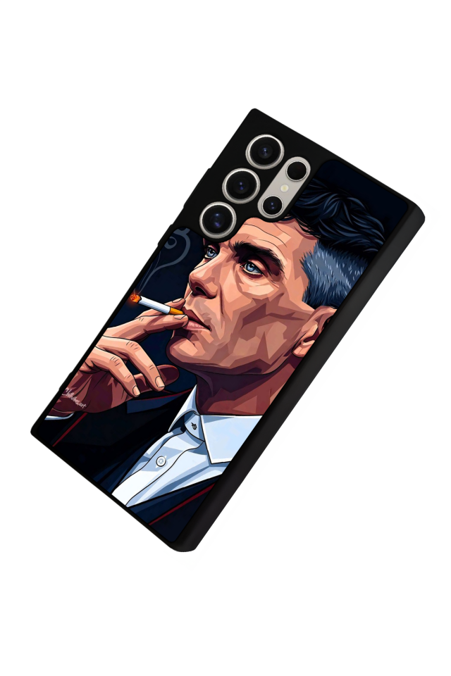 Samsung Galaxy S22 Ultra Uyumlu Peaky Blinders Tasarımlı Glossy Premium Kılıf