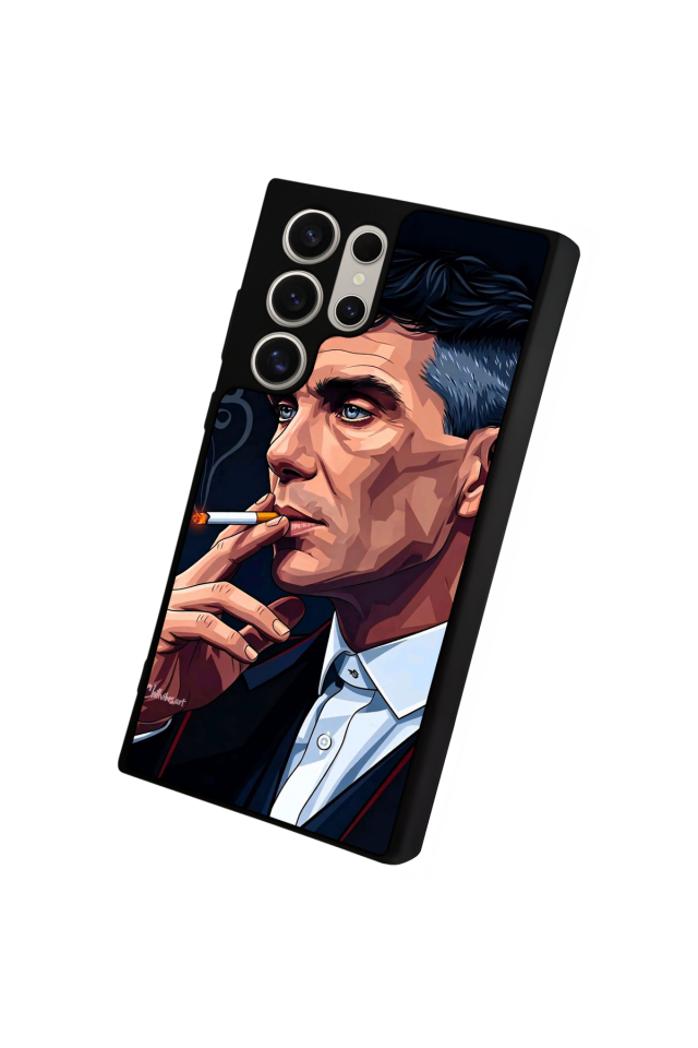 Samsung Galaxy S22 Ultra Uyumlu Peaky Blinders Tasarımlı Glossy Premium Kılıf