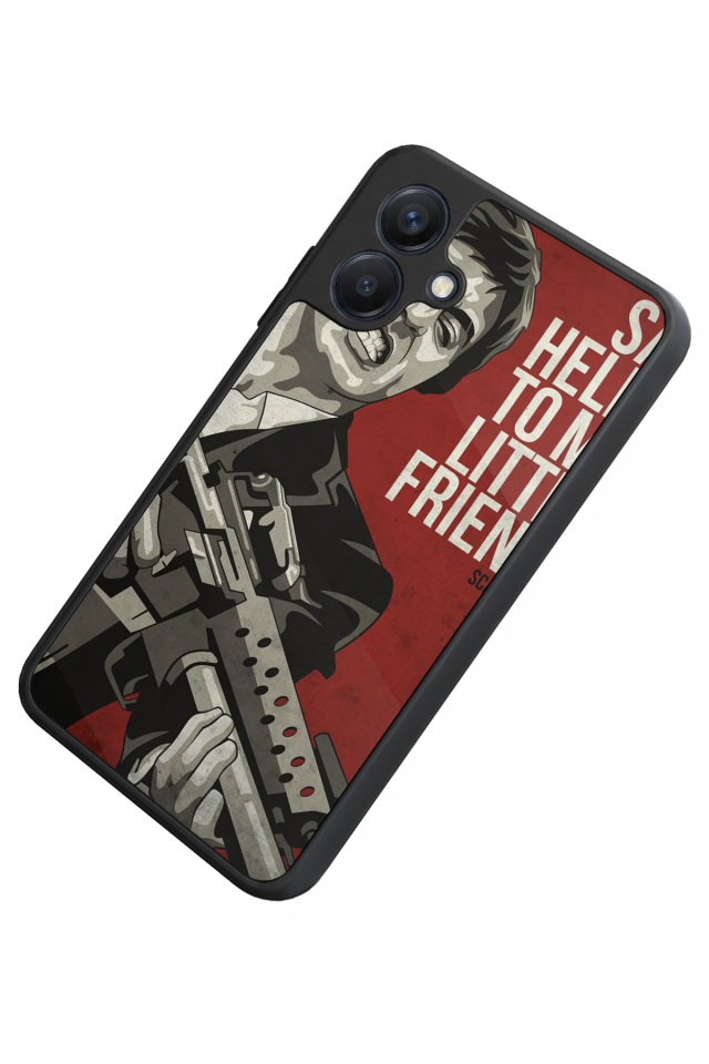 Samsung Galaxy A07 Uyumlu Scarface Tasarımlı Glossy Premium Kılıf