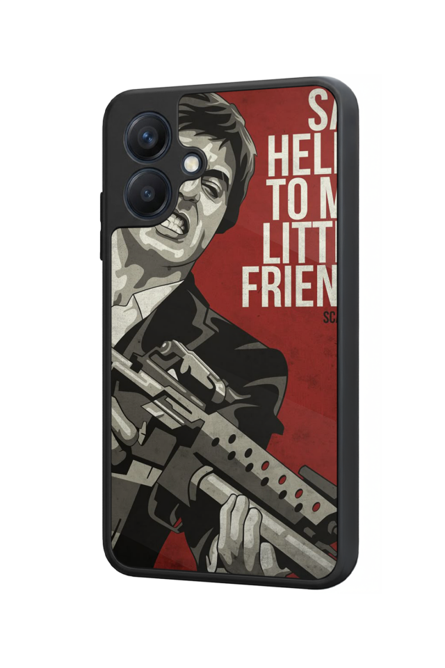 Samsung Galaxy A07 Uyumlu Scarface Tasarımlı Glossy Premium Kılıf