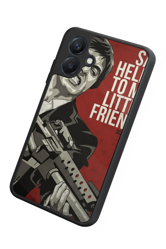 Samsung Galaxy A07 Uyumlu Scarface Tasarımlı Glossy Premium Kılıf