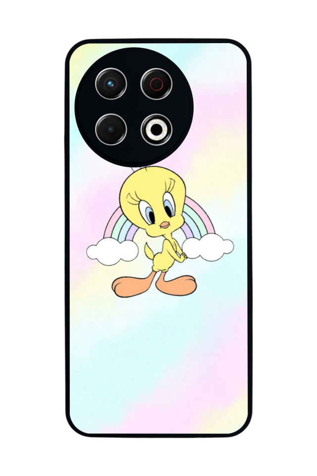 Tecno Spark 30 Pro Uyumlu Tweety Tasarımlı Glossy Premium Kılıf
