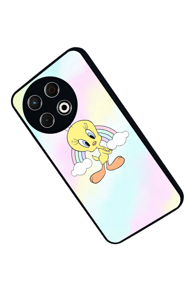 Tecno Spark 30 Pro Uyumlu Tweety Tasarımlı Glossy Premium Kılıf