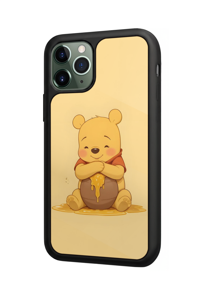 iPhone 11 Pro Max Uyumlu Winnie Tasarımlı Glossy Premium Kılıf