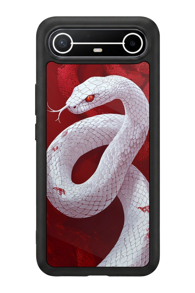 Tecno Spark Slim 5G Uyumlu Yılan Tasarımlı Glossy Premium Kılıf