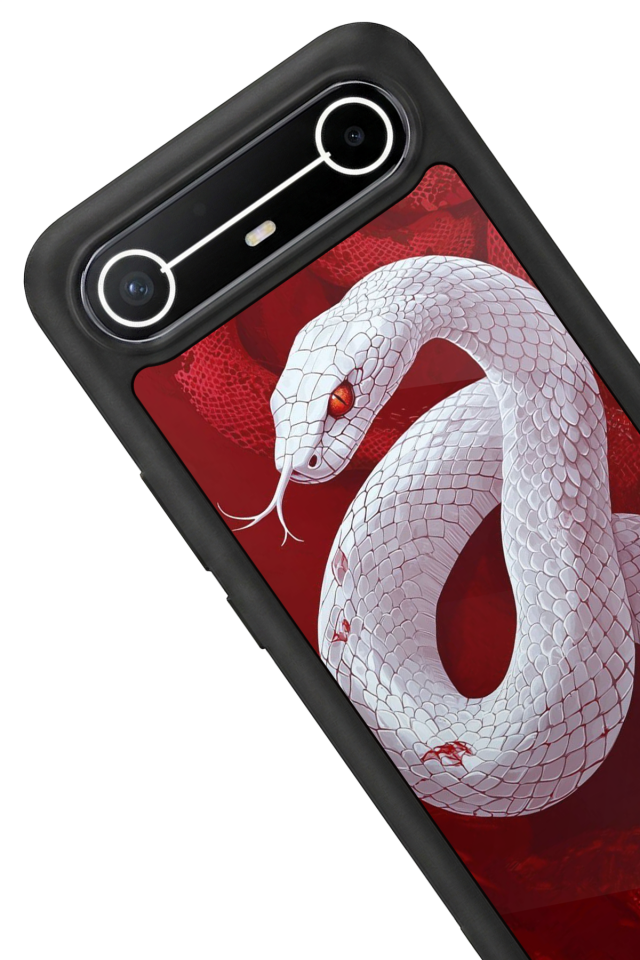 Tecno Spark Slim 5G Uyumlu Yılan Tasarımlı Glossy Premium Kılıf