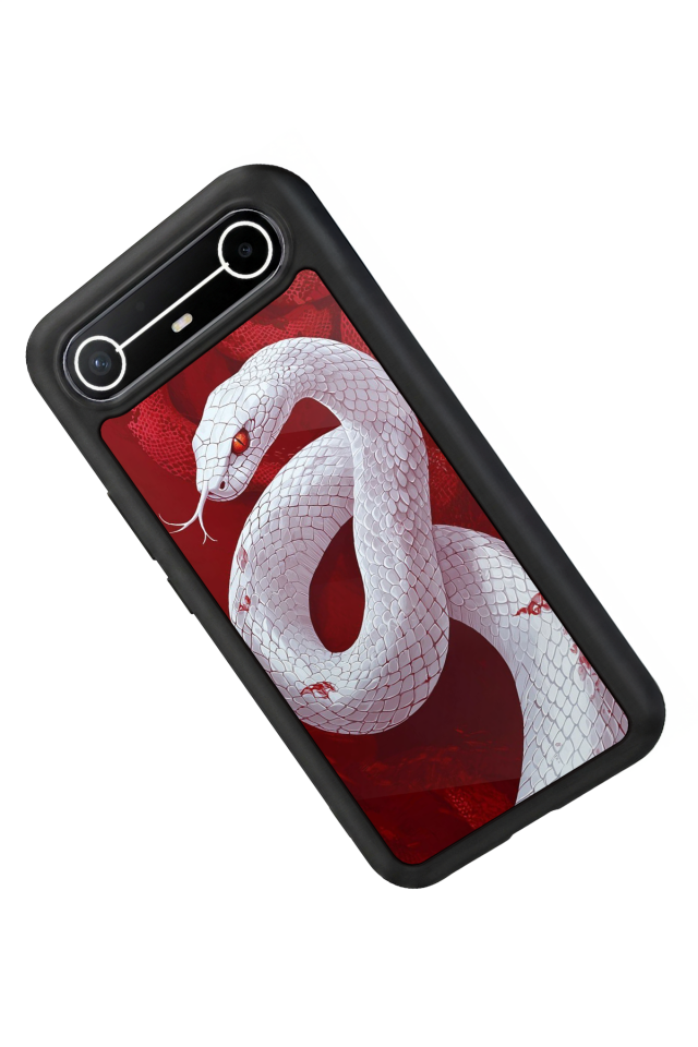 Tecno Spark Slim 5G Uyumlu Yılan Tasarımlı Glossy Premium Kılıf