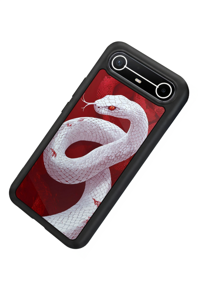 Tecno Spark Slim 5G Uyumlu Yılan Tasarımlı Glossy Premium Kılıf