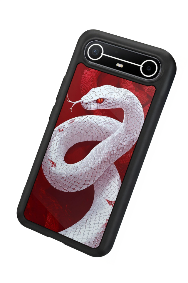 Tecno Spark Slim 5G Uyumlu Yılan Tasarımlı Glossy Premium Kılıf