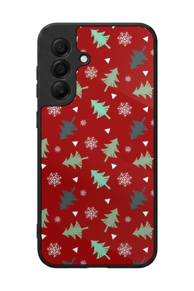 Samsung Galaxy A17 Uyumlu Yilbasi Christmas Tasarımlı Glossy Premium Kılıf