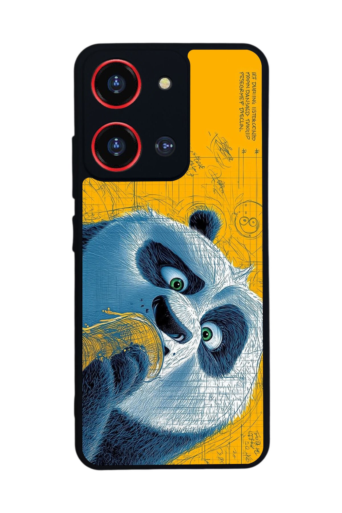 Reeder S19 Max Pro S 108MP Uyumlu Kung Fu Panda Tasarımlı Glossy Premium Kılıf