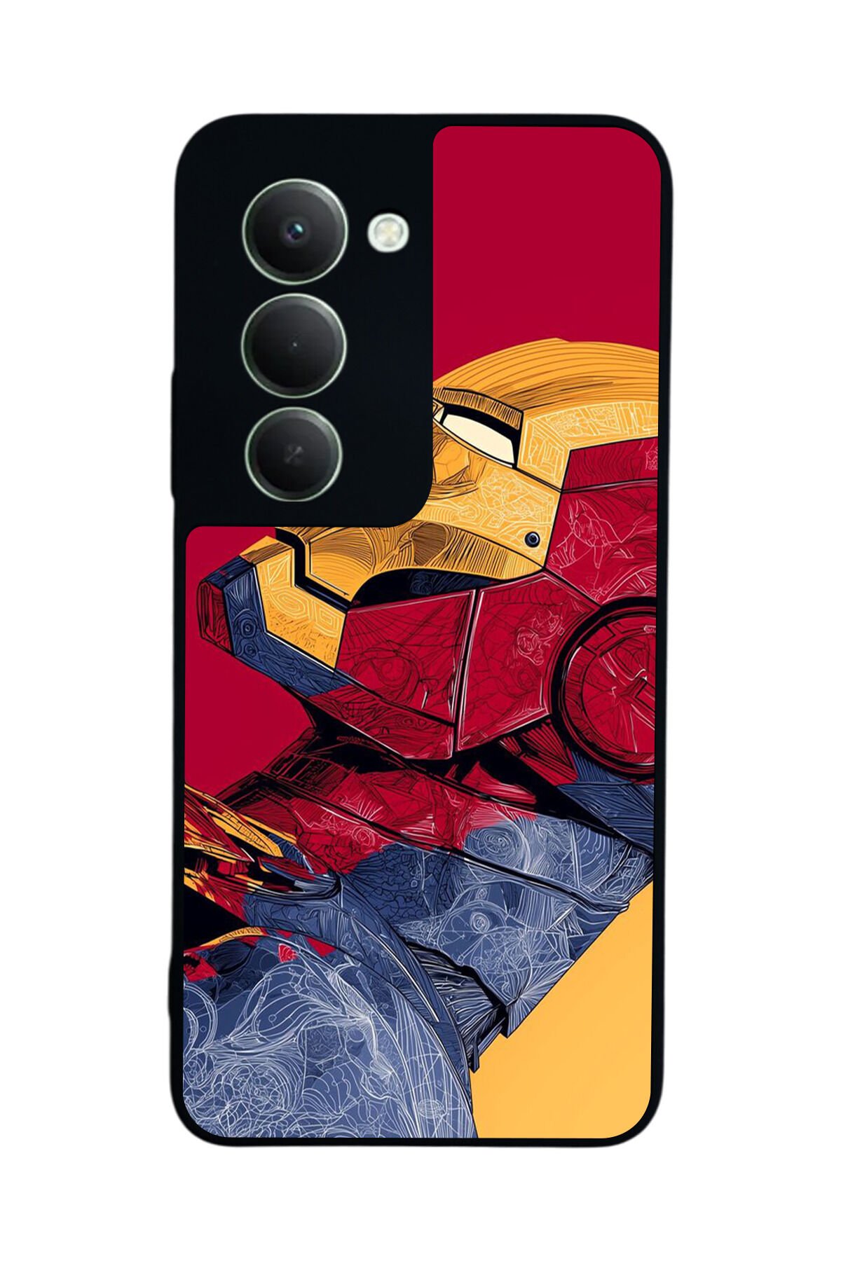 Xiaomi Redmi 15 5G Uyumlu Iron Man ( Demir Adam ) Tasarımlı Glossy Premium Kılıf