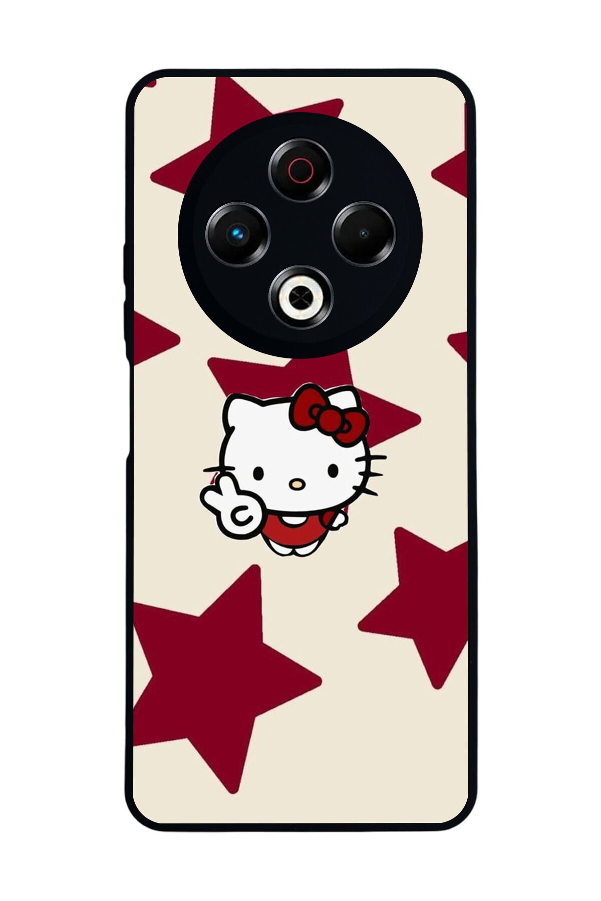 Tecno Spark 30 Uyumlu HelloKitty Tasarımlı Glossy Premium Kılıf