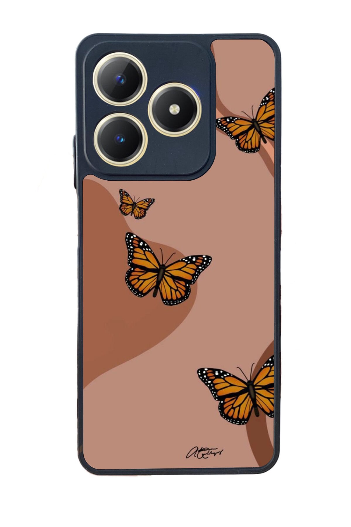 Realme C63 Mat Uyumlu Siyah Kılıf – Yumuşak Silikon, Koruyucu, Şok Emici Kapak