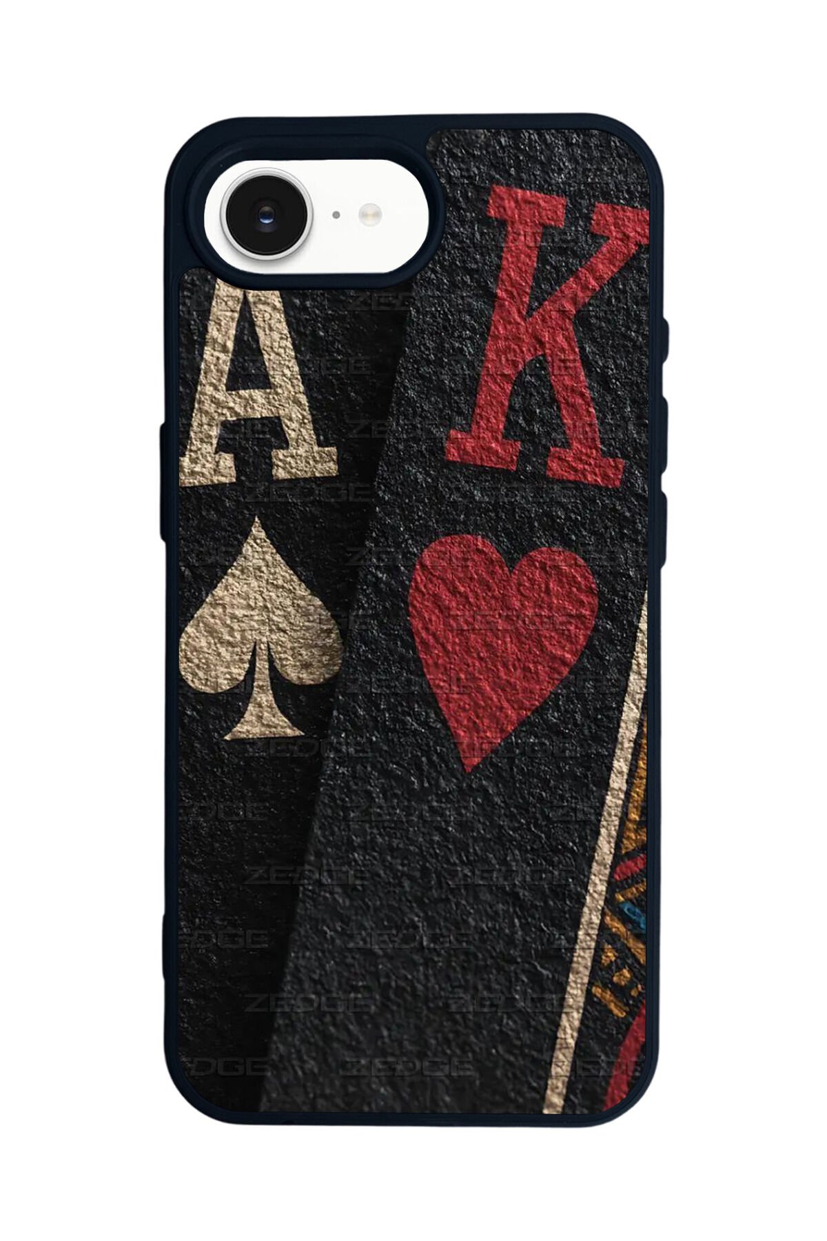 iPhone 16E Uyumlu Kart Tasarımlı Glossy Premium Kılıf