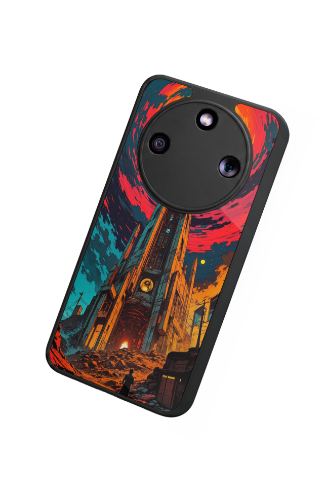 Honor Magic 8 Lite Uyumlu Abstract Tasarımlı Glossy Premium Kılıf