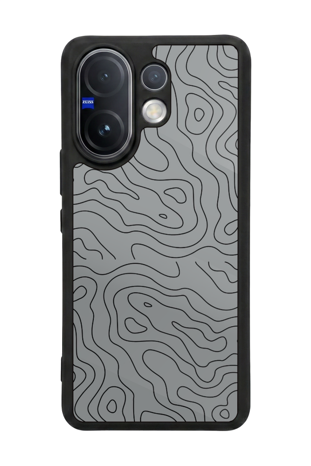 Vivo V60 Uyumlu Çizgi Sanatı Tasarımlı Glossy Premium Kılıf