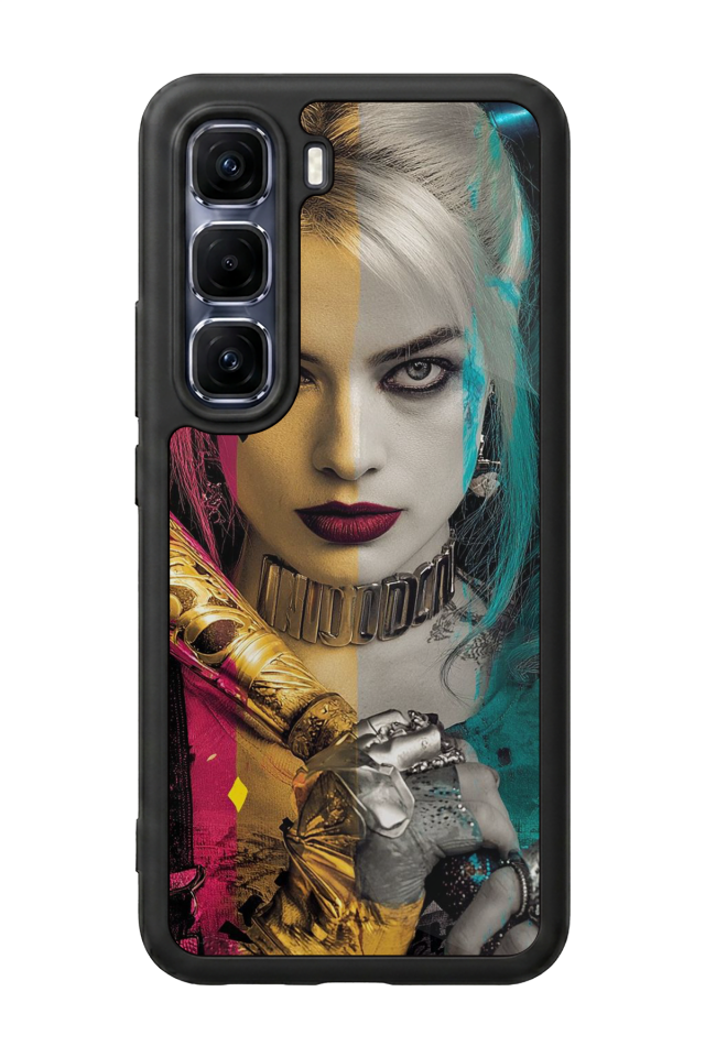 Infinix Hot 60 Pro Plus Uyumlu HarleyQueen Tasarımlı Glossy Premium Kılıf