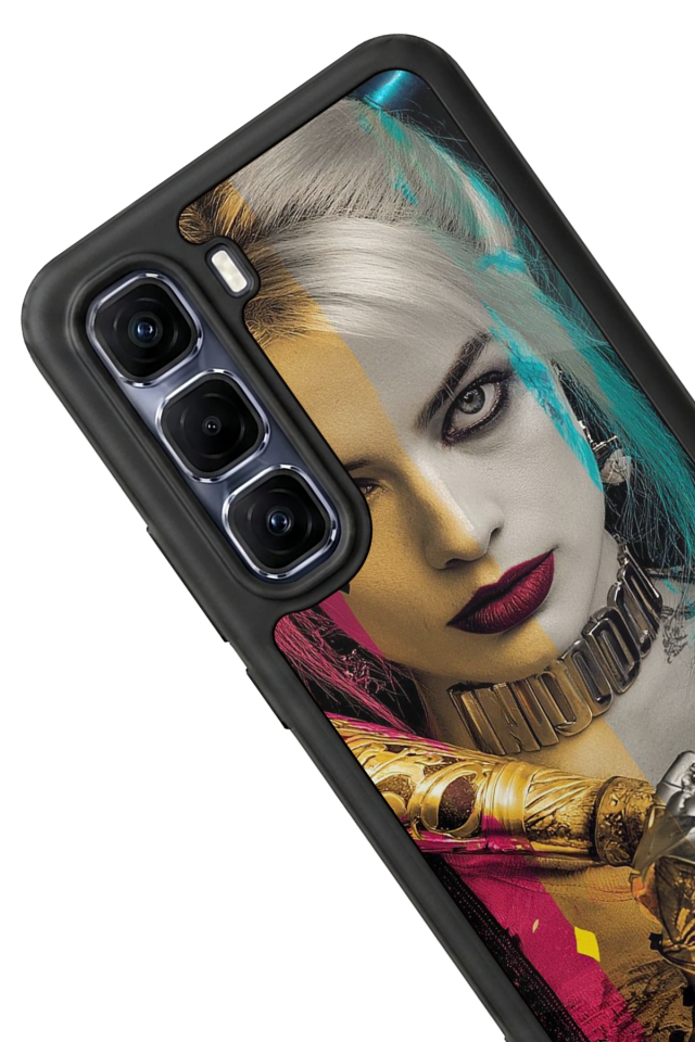 Infinix Hot 60 Pro Plus Uyumlu HarleyQueen Tasarımlı Glossy Premium Kılıf
